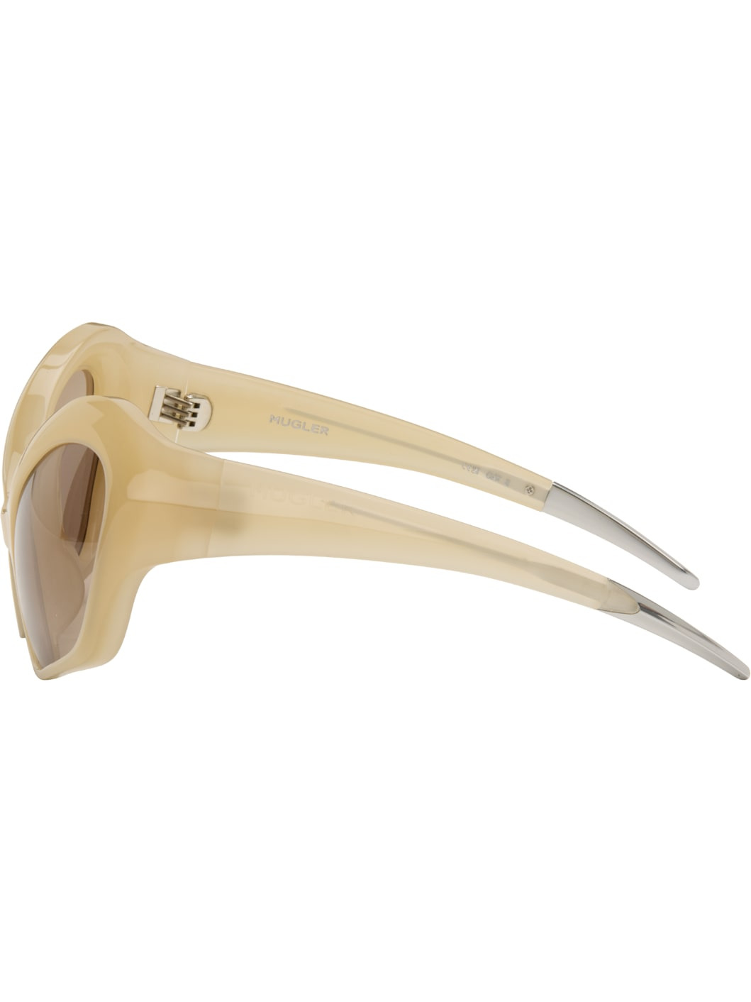 Beige Cat Eye Sunglasses - 3