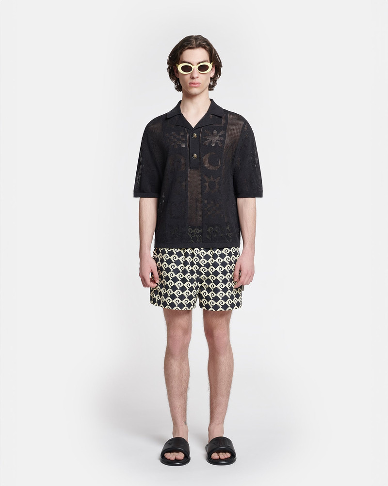 Paper-Crochet Polo Shirt 4