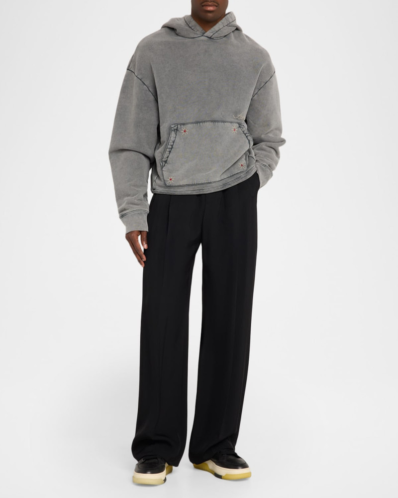 AMIRI Men & apos;s Studded Cotton Hoodie outlook