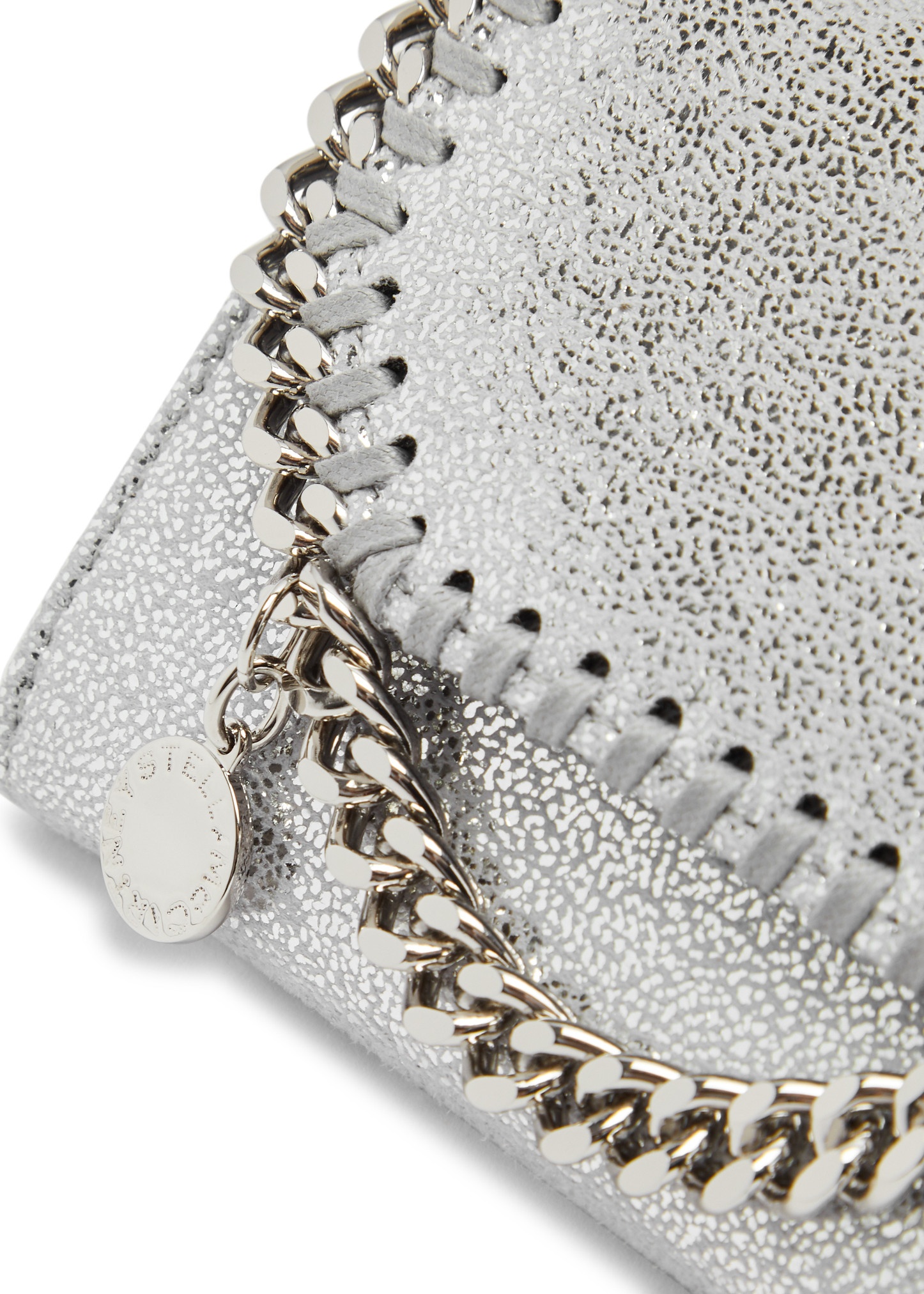 Falabella faux suede wallet-on-chain - 3