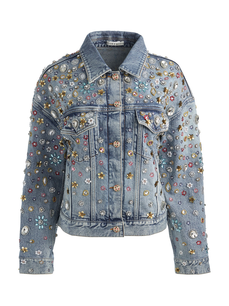 JESSE EMBELLISHED DENIM JACKET 1