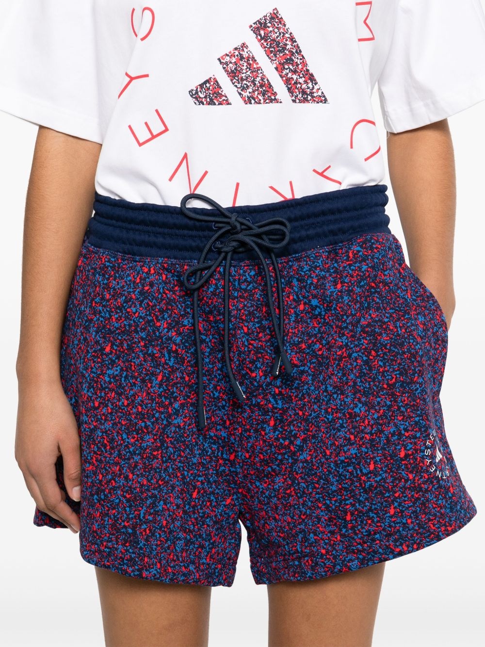 printed terry shorts - 5
