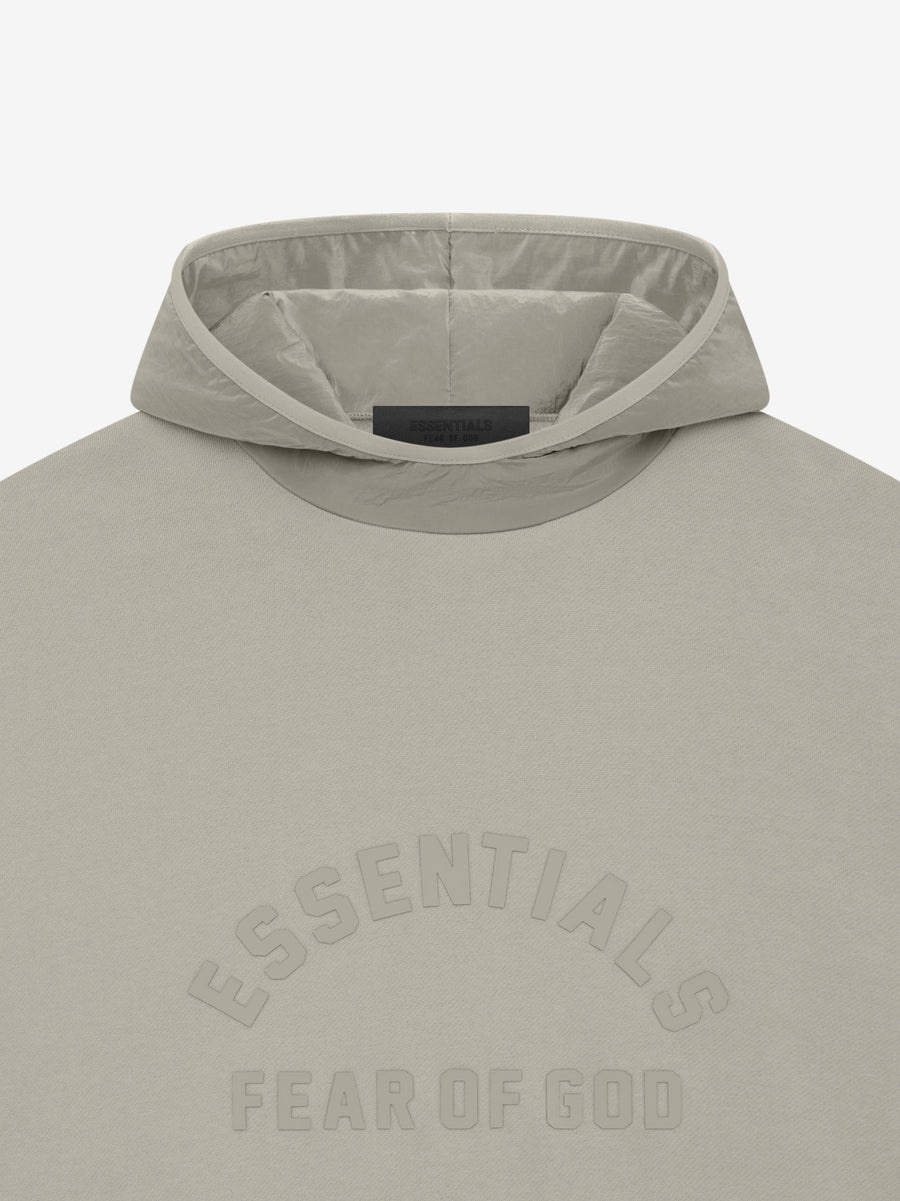 Womens Nylon Fleece Hooded Dress - 3