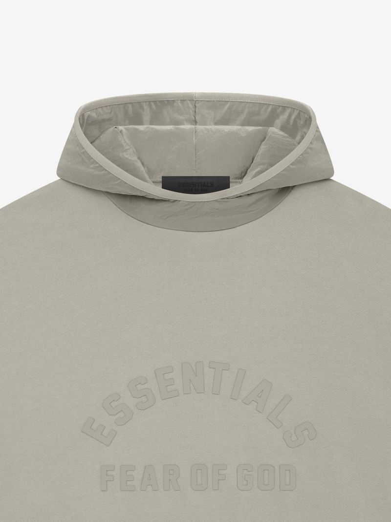 Womens Nylon Fleece Hooded Dress 3