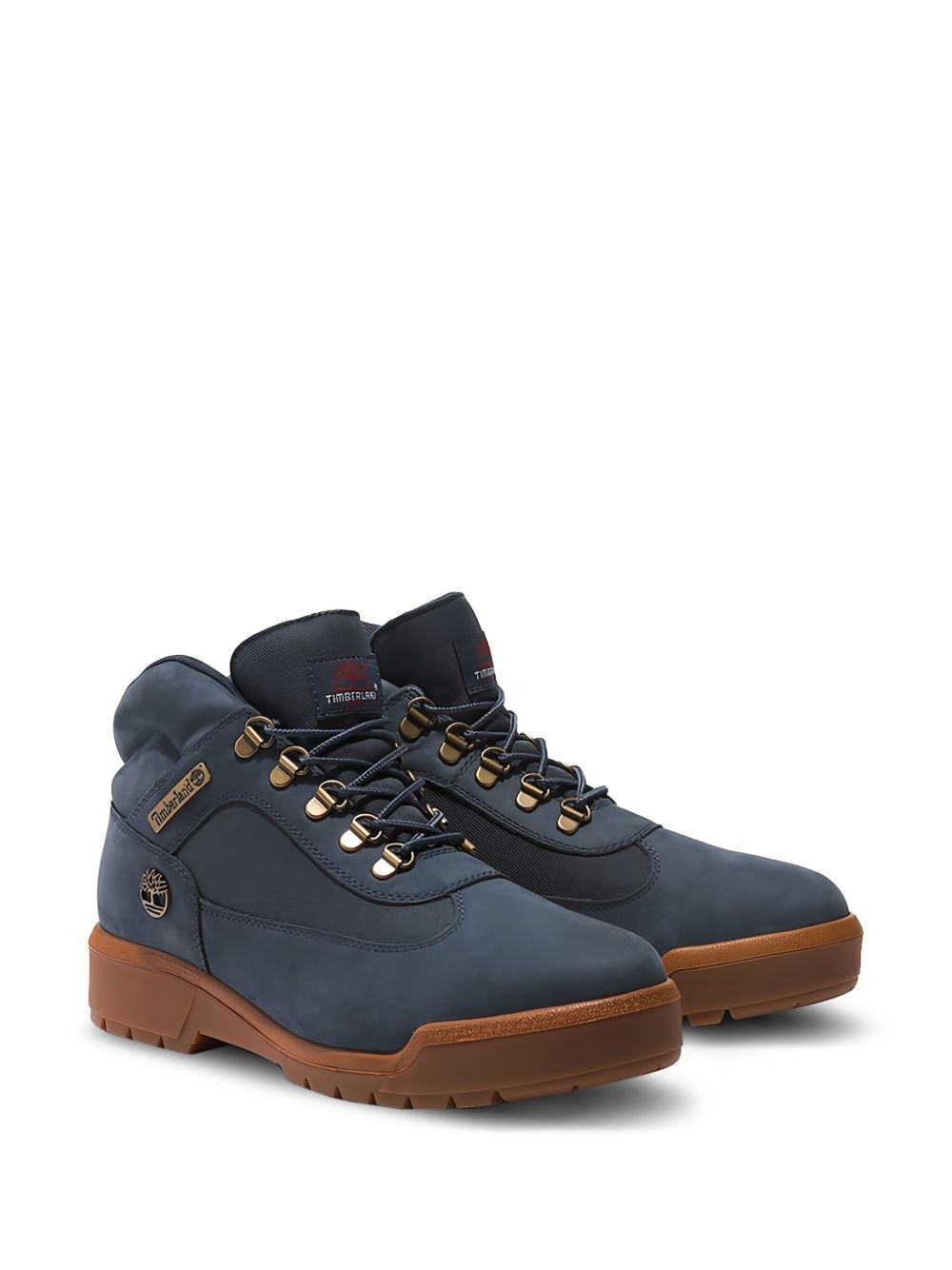 Waterproof Field Low "Dark Blue Nubuck" boots - 2