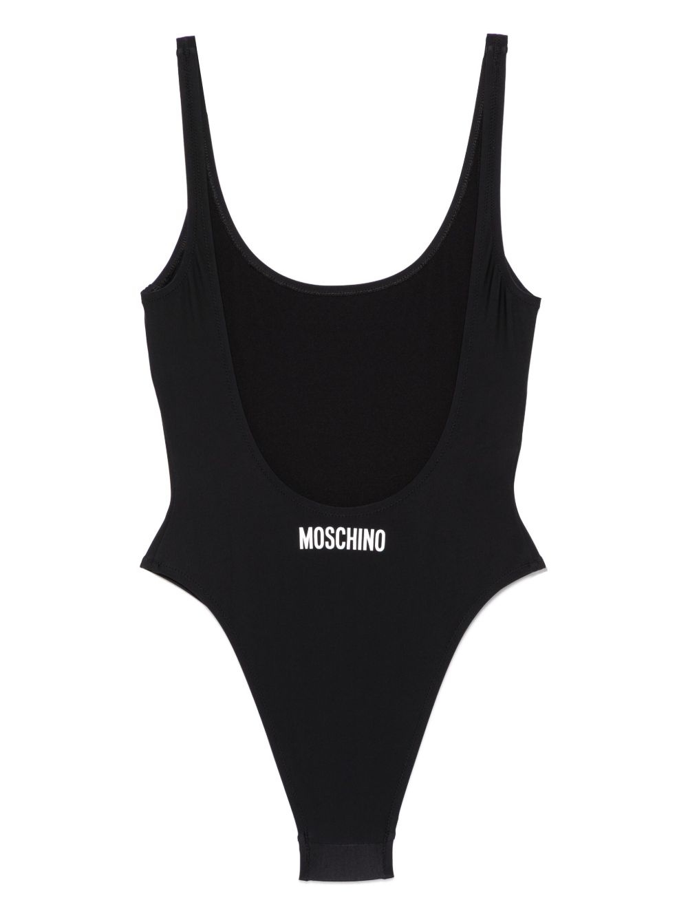 logo-print swimsuit - 2