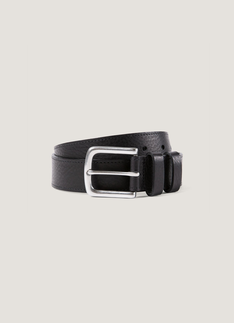 Grained Leather Belt 1