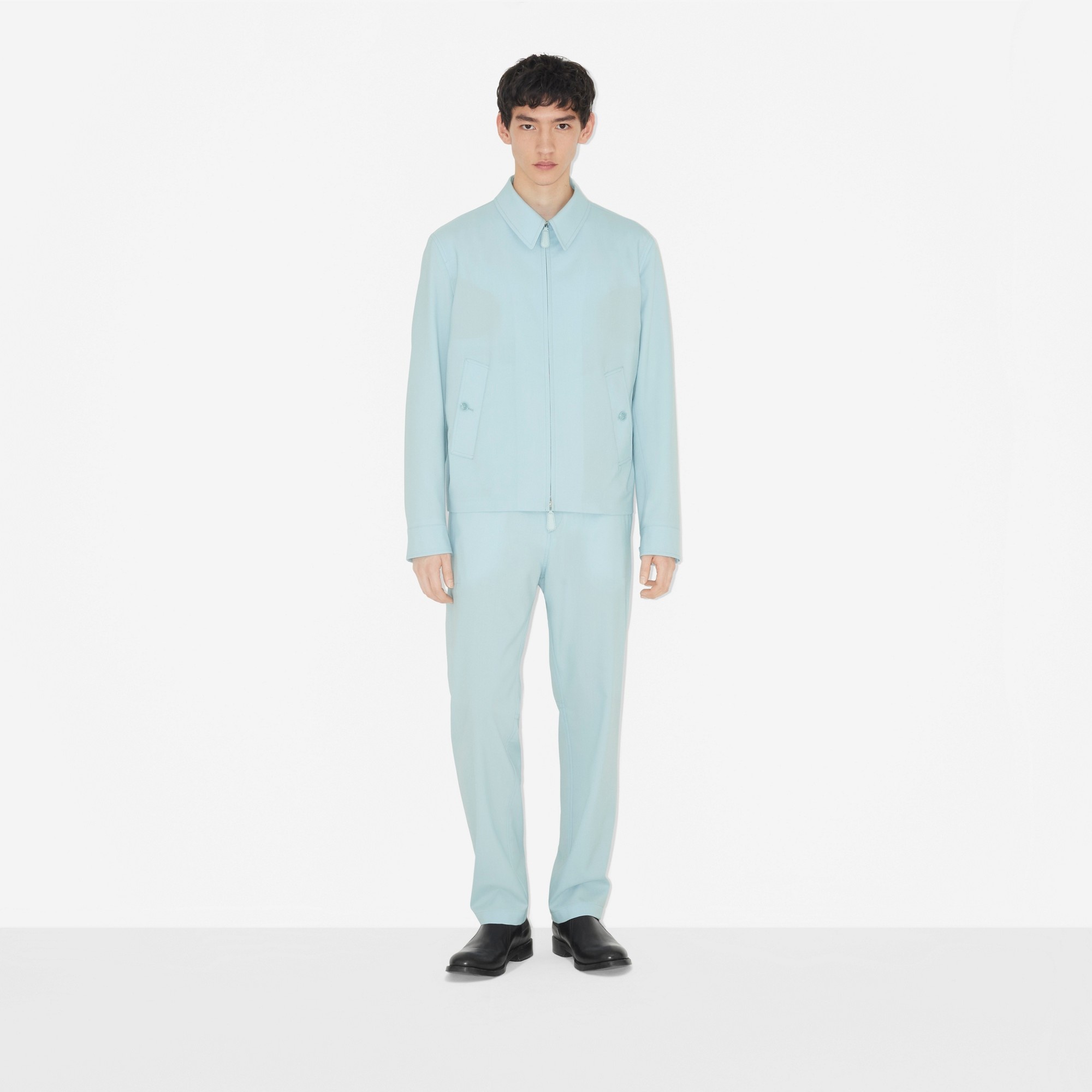 Monogram Motif Wool Tailored Trousers - 2