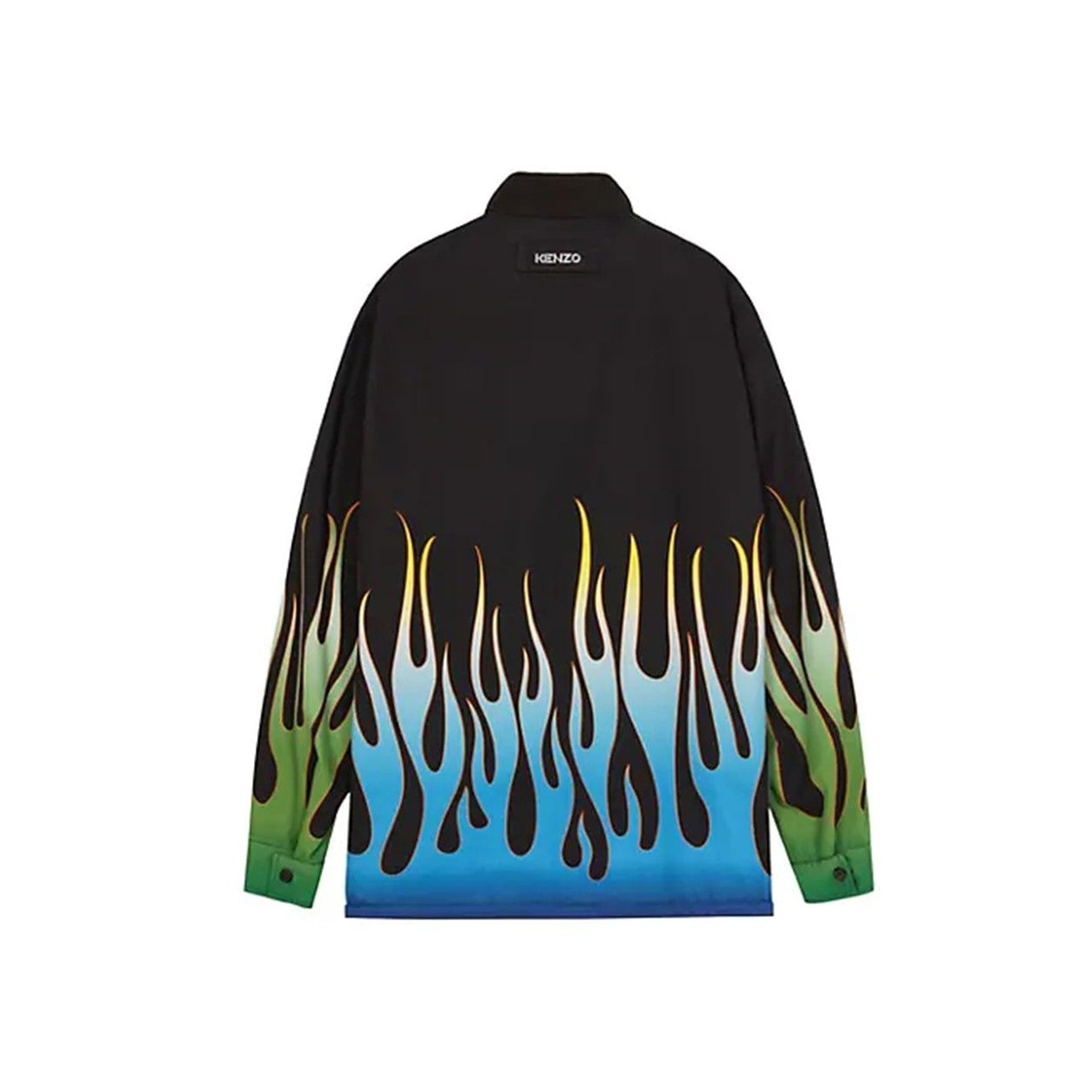 FLAME PRINT REVERSIBLE JACKET - 2