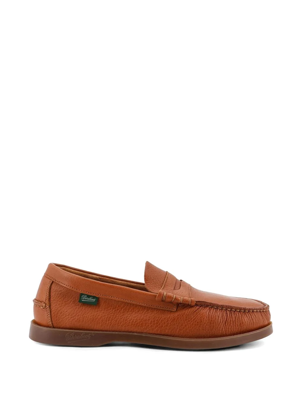 embossed-stitch loafers - 1