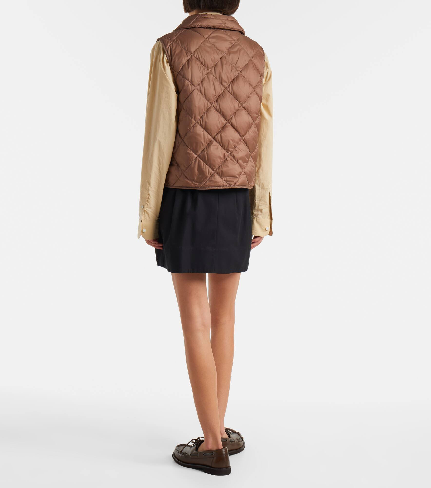 Tregic quilted zip-up vest - 3