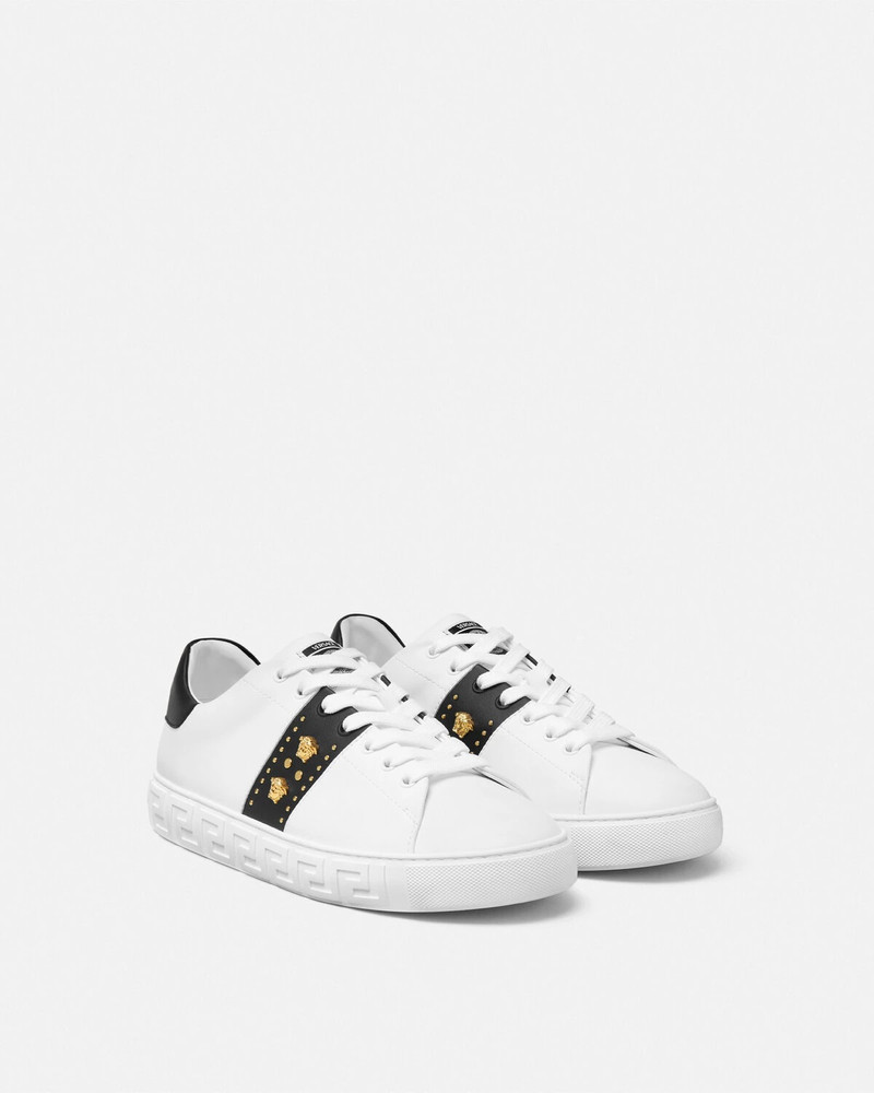 VERSACE Studded Greca Sneakers outlook