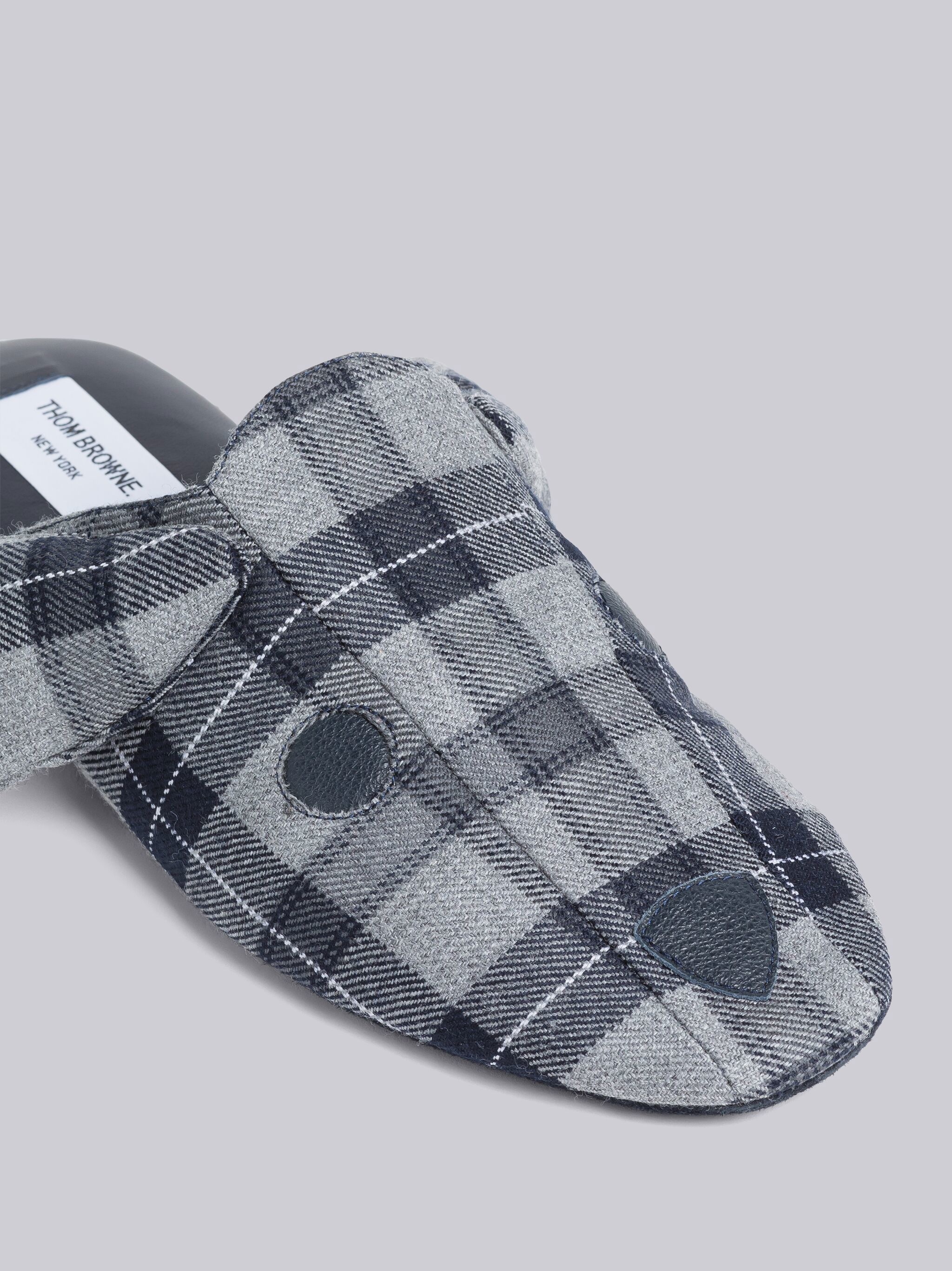 Tartan Wool Twill Suiting Hector Slipper - 2