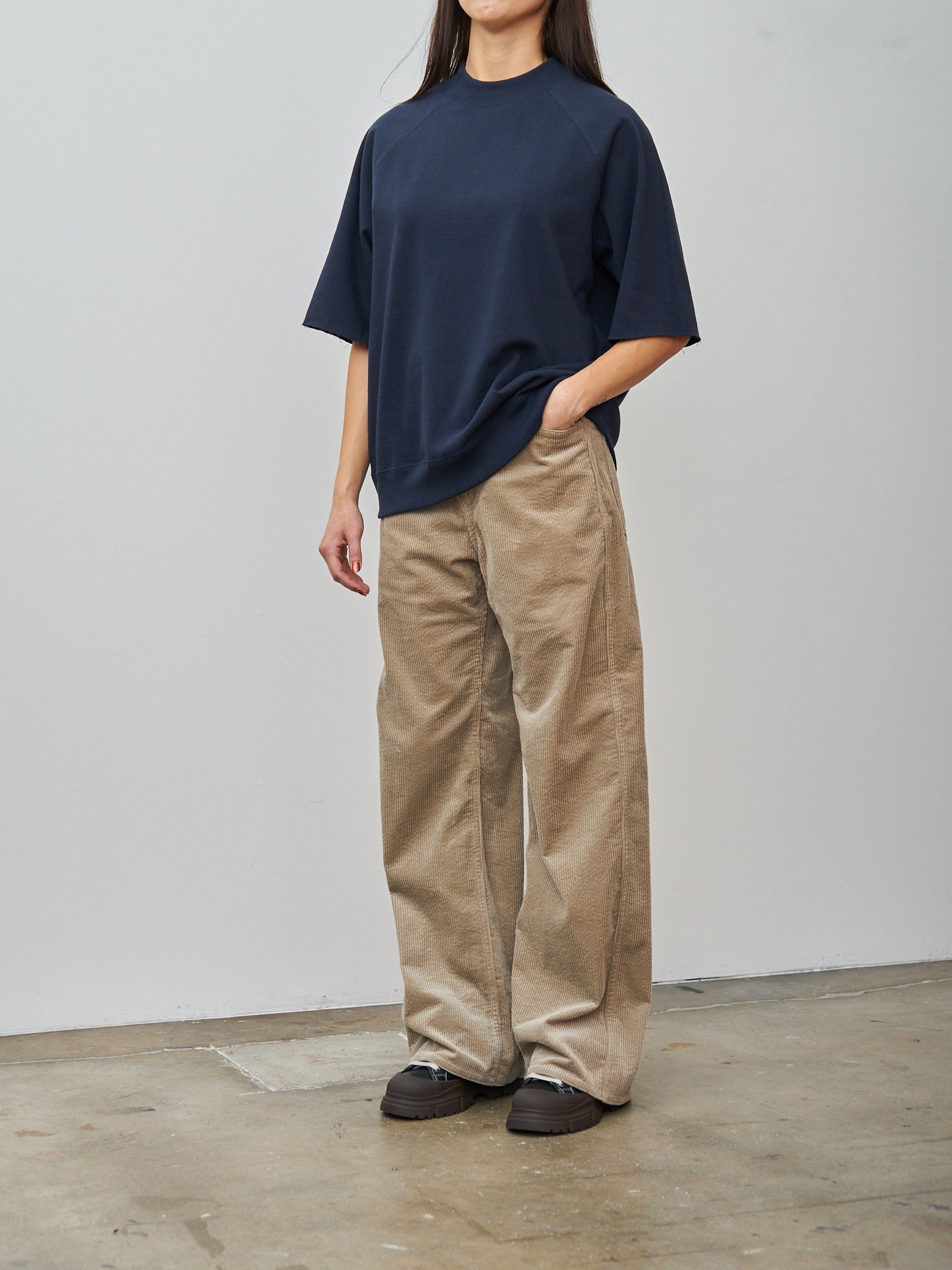 Pavia Corduroy Trouser - Sand - 8
