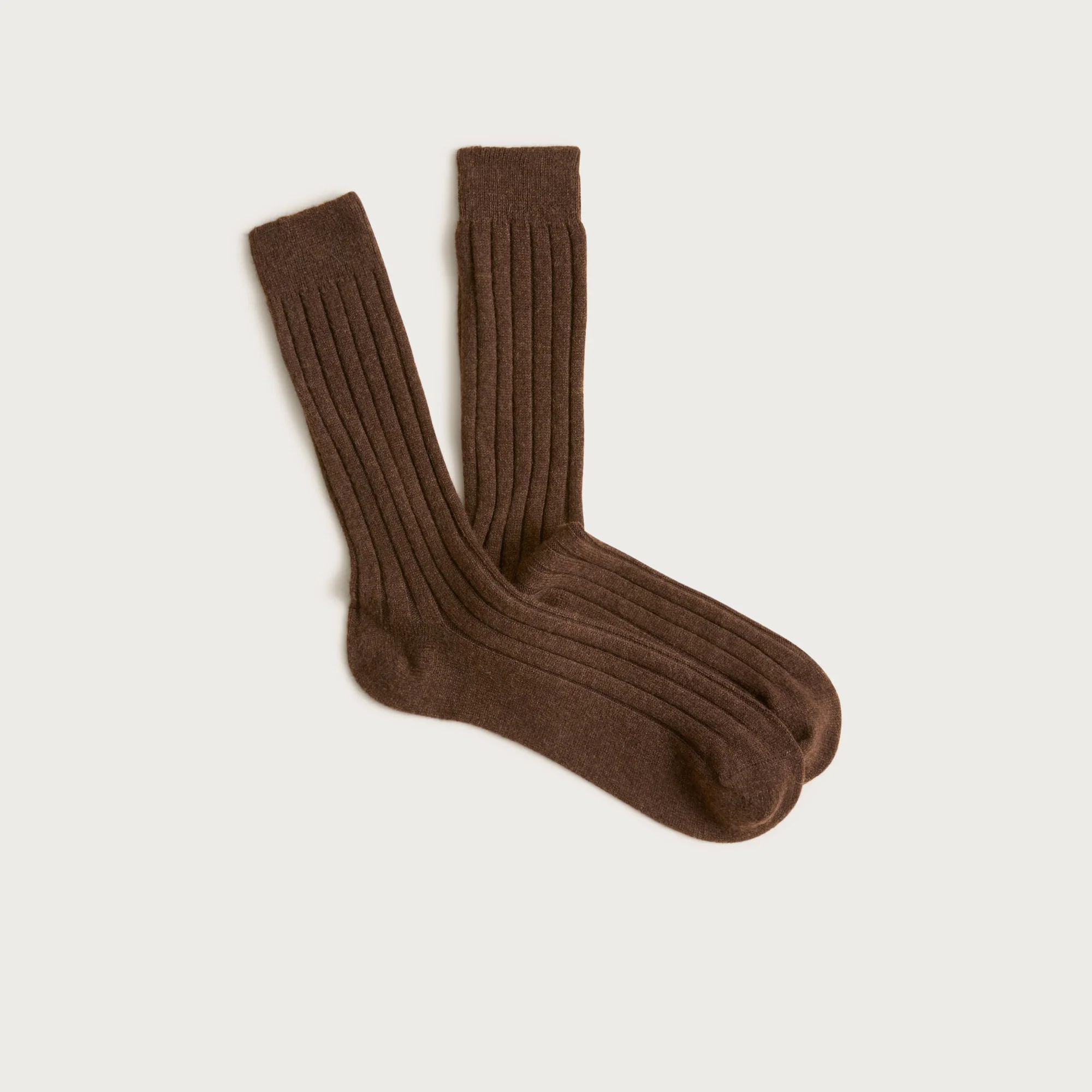 Ribbed cashmere-blend socks - 1