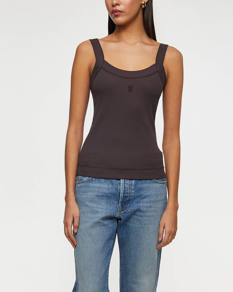 BY MALENE BIRGER Top Frllio Brown outlook