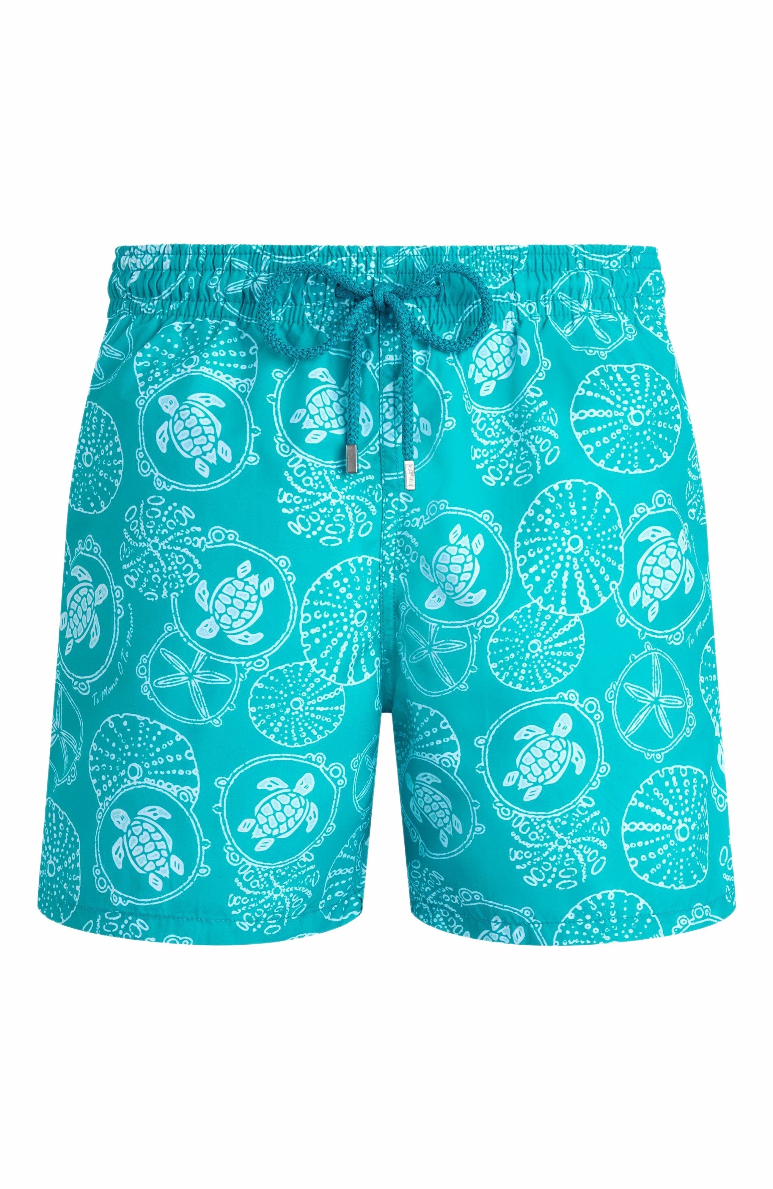 Vilebrequin Men's Bicolor Oursins Swim Trunks in Vert Disco at Nordstrom - 2