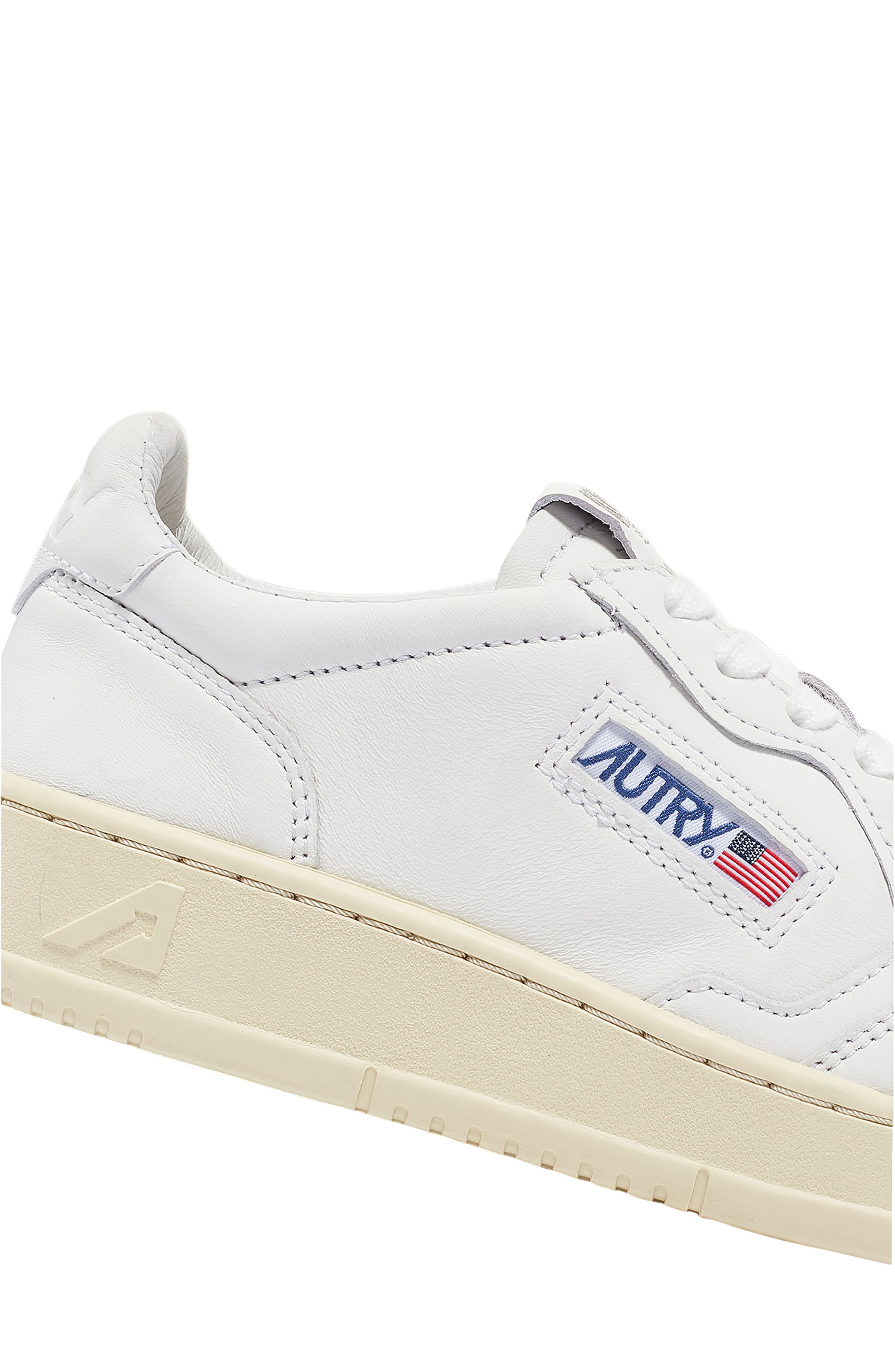AUTRY Medalist Low Sneaker in Goat/Goat White at Nordstrom - 6