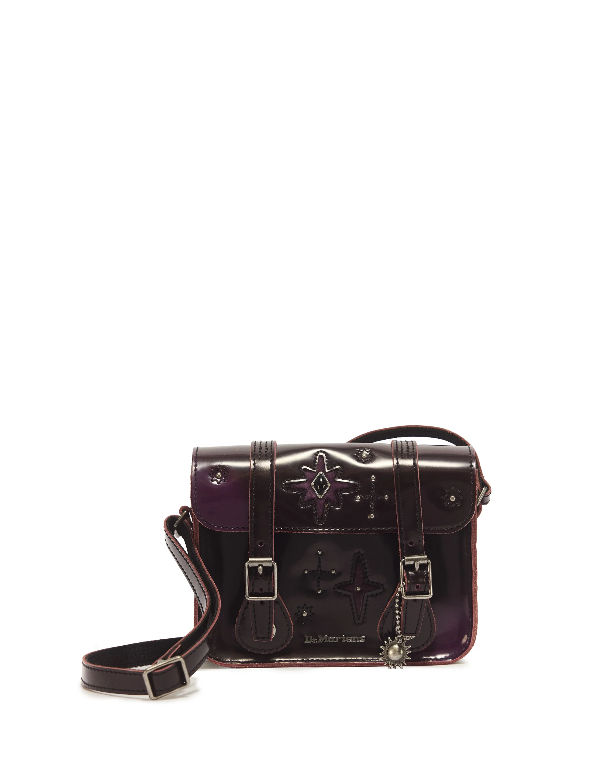 7 Inch Whimsy Goth Arcadia Leather Satchel - 1
