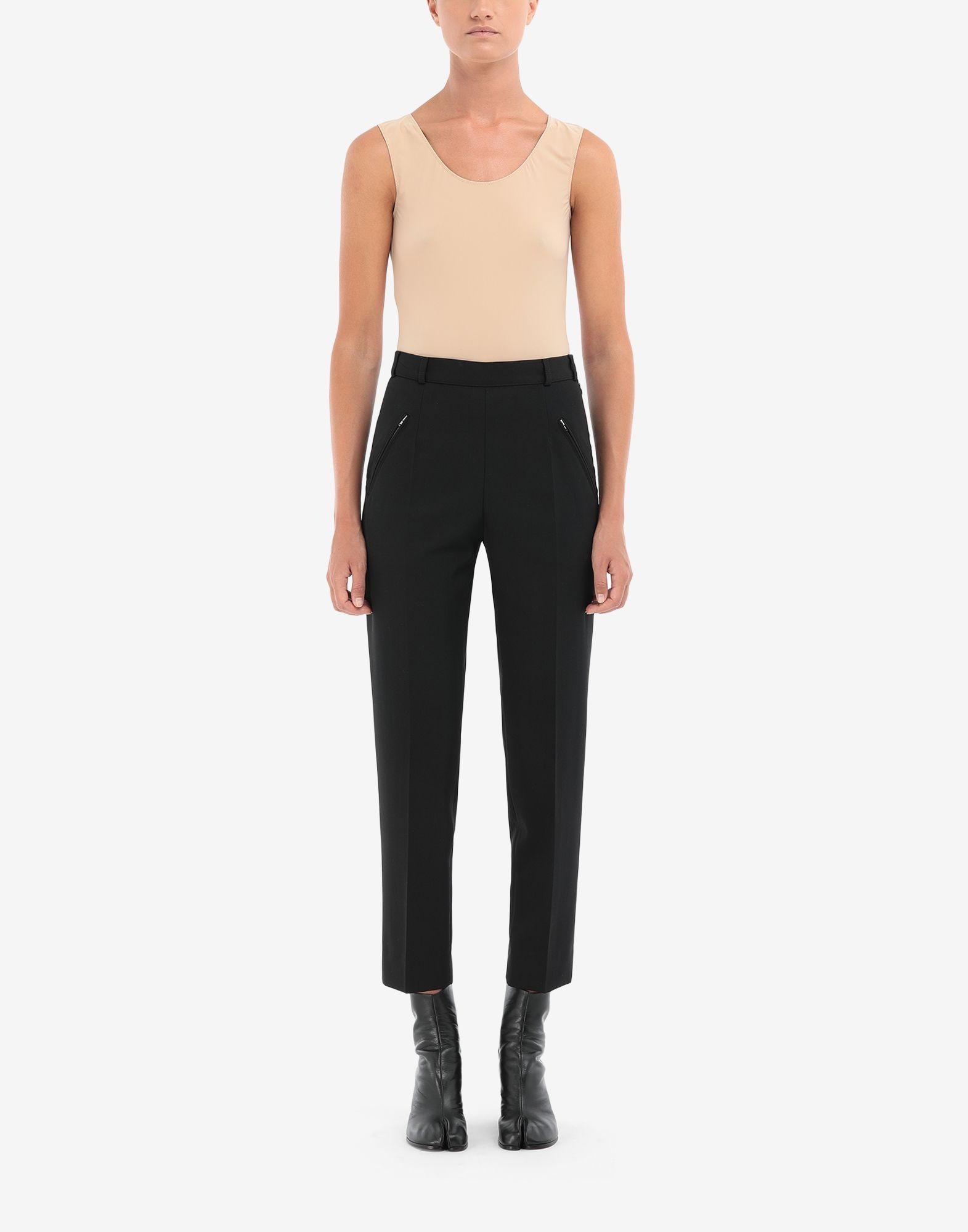 Minimal wool trousers - 2