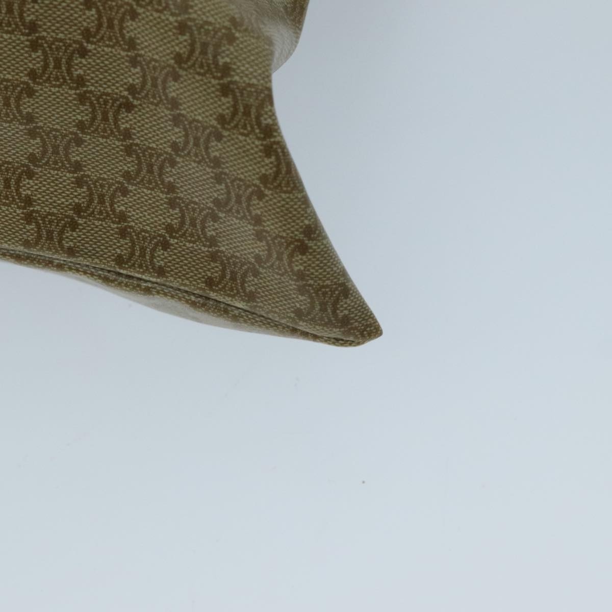 CELINE Macadam Canvas Shoulder Bag Coated Canvas Beige - 10