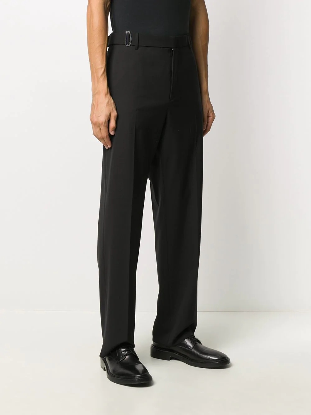 tailored straight-leg trousers - 3