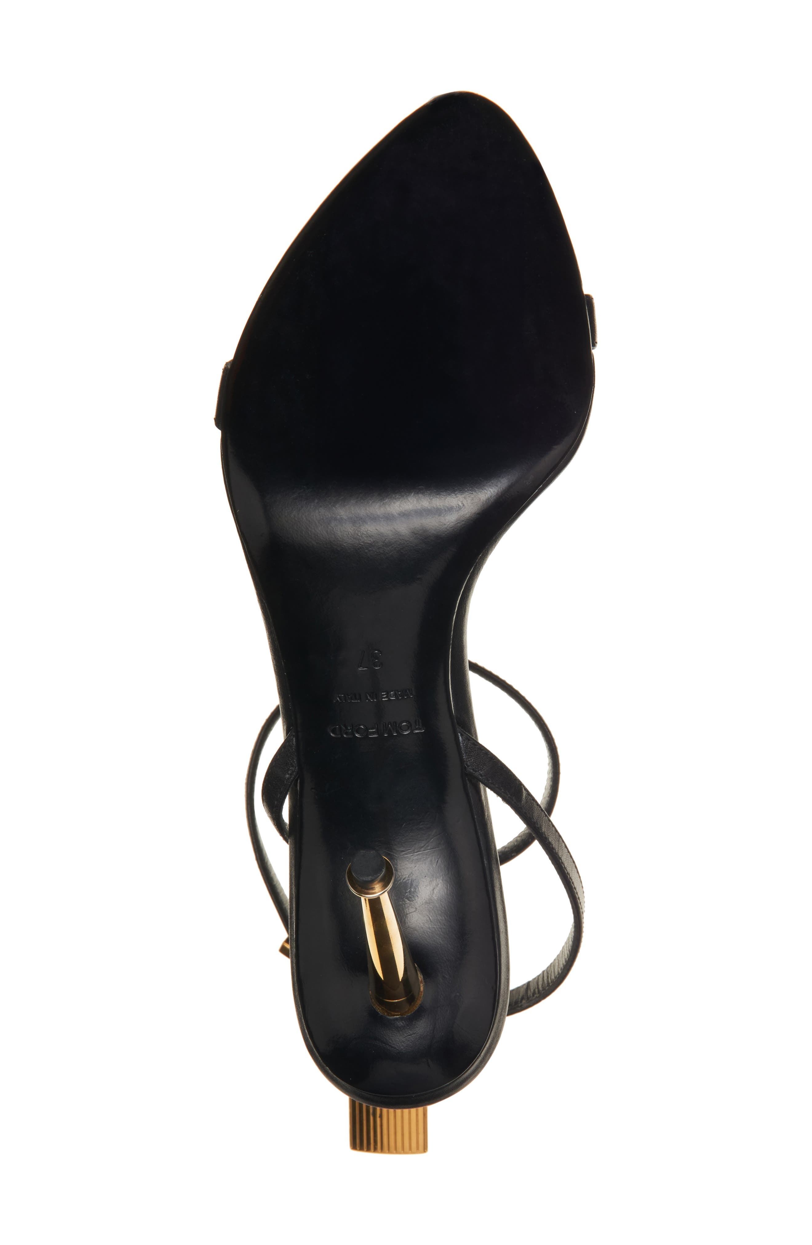 Padlock Naked Pointy Toe Sandal - 6
