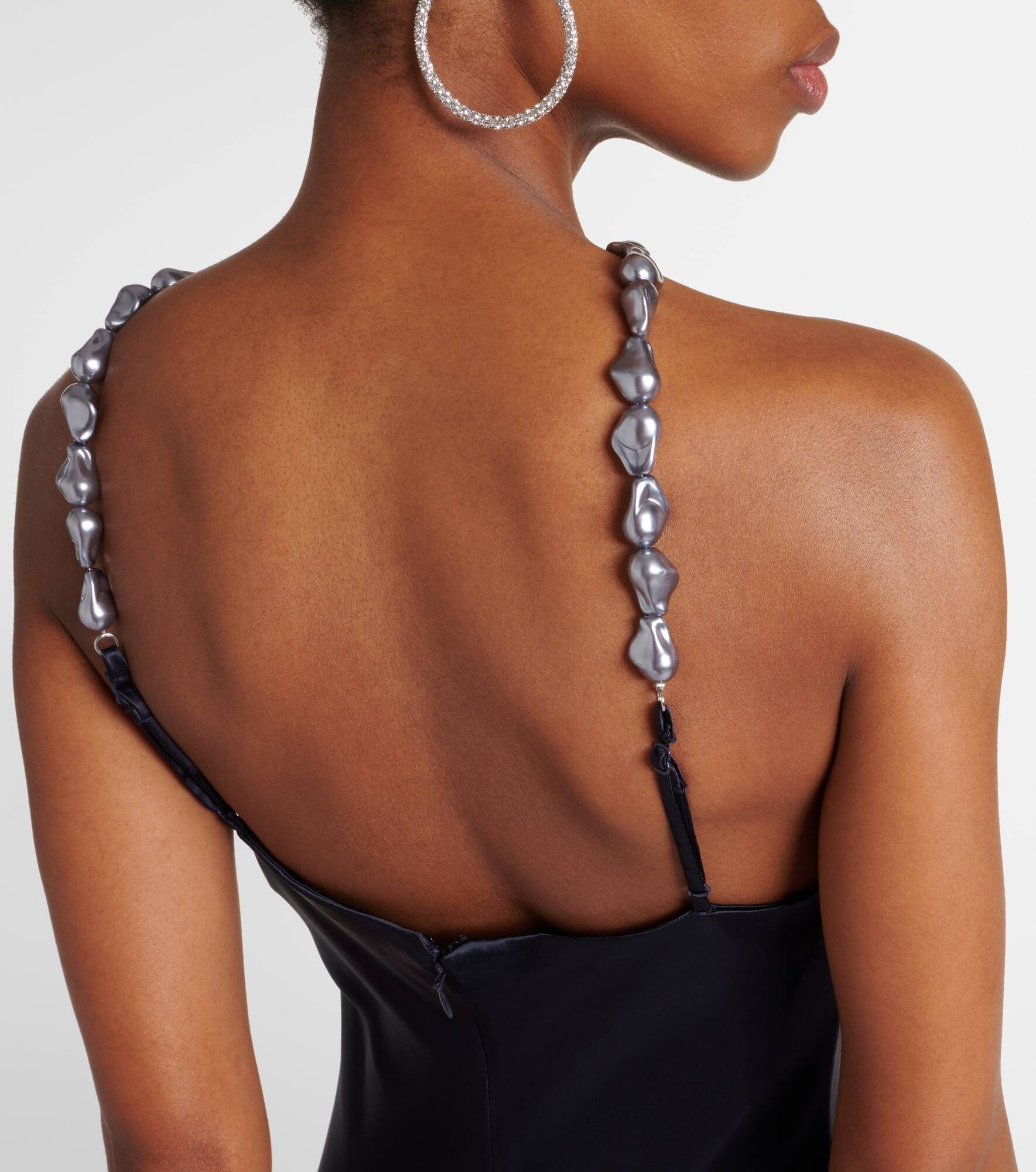 Cadence halterneck satin slip dress - 6