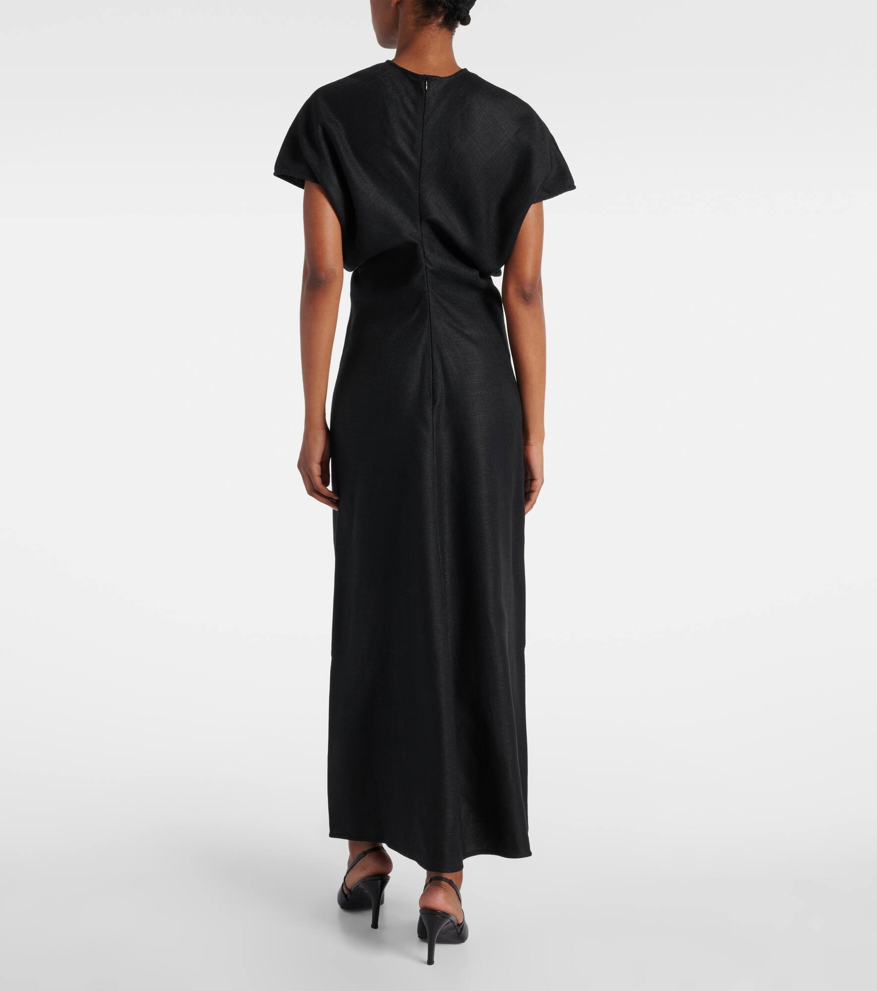Gathered maxi dress - 3