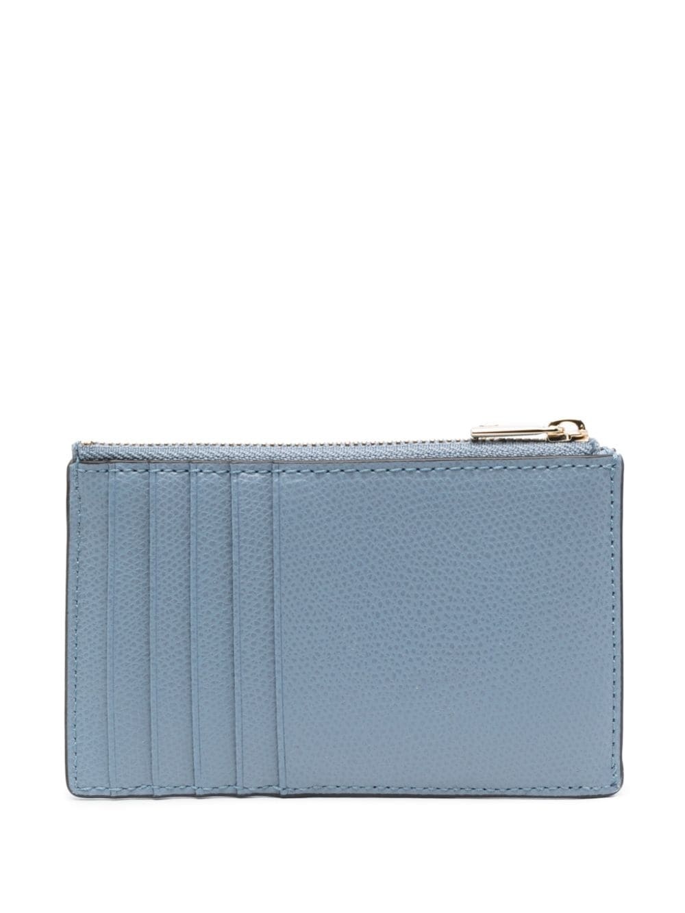 logo-plaque leather wallet - 2