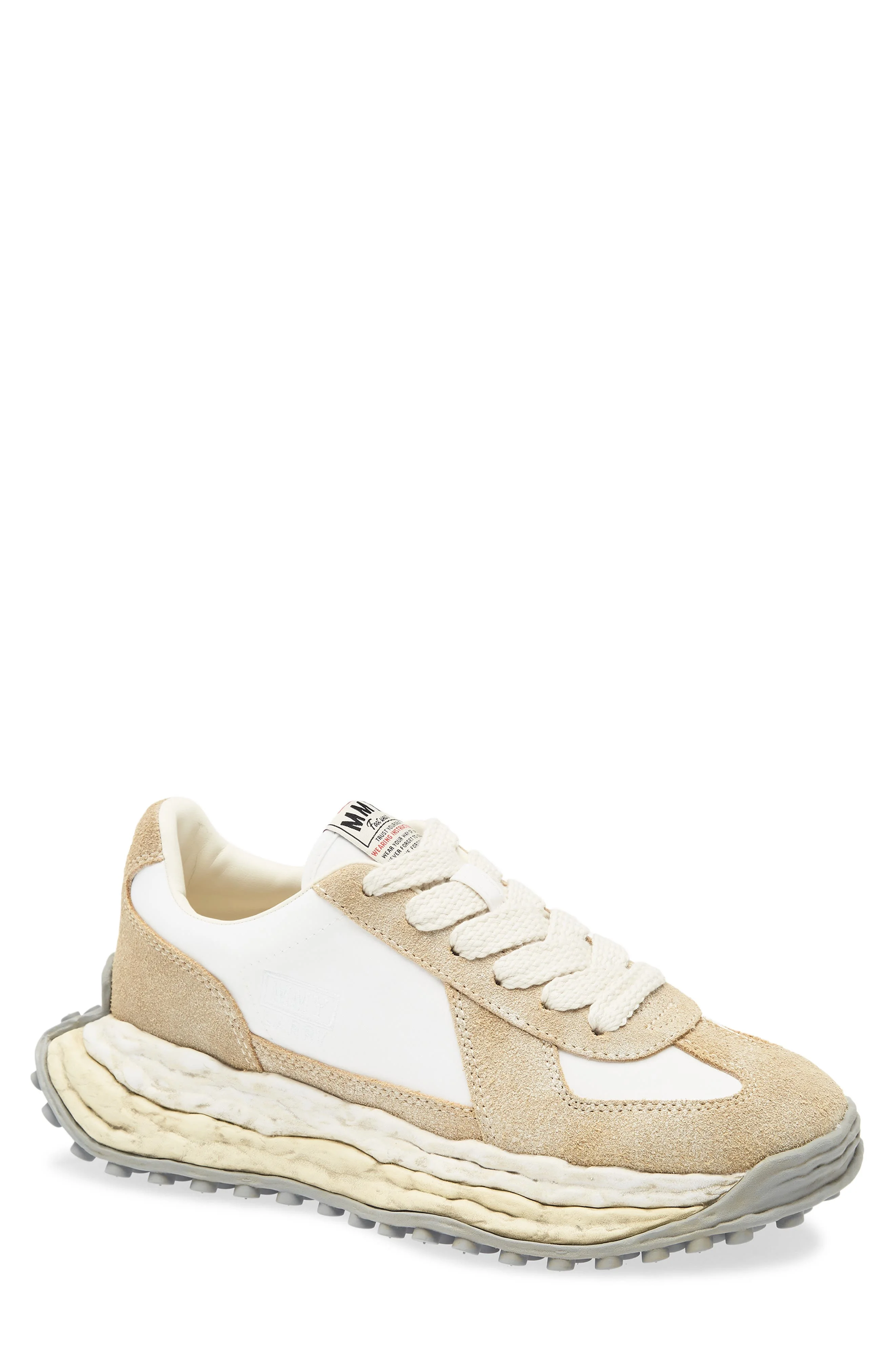 Maison MIHARA YASUHIRO Larry Original Sole Sneaker in Beige/White at Nordstrom - 1