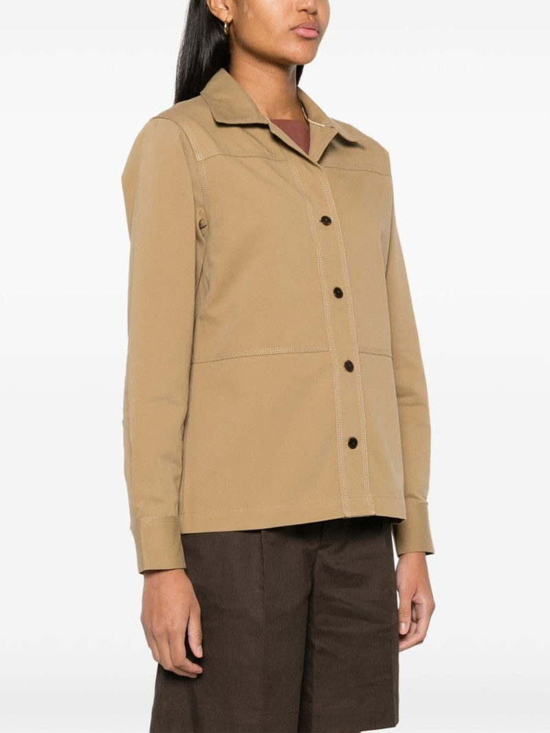 panelled twill shirt jacket 3