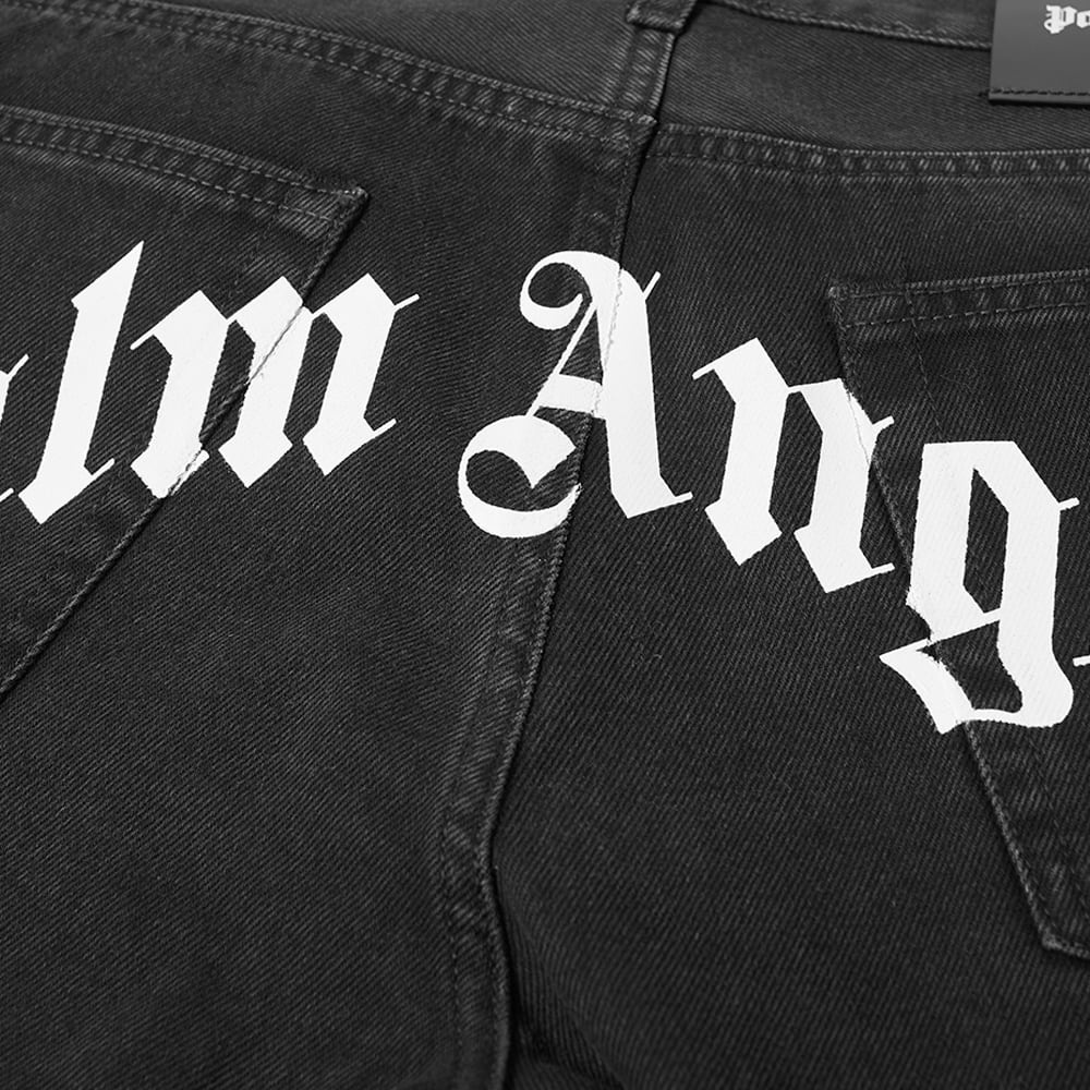 Palm Angels Back Logo Jean - 4