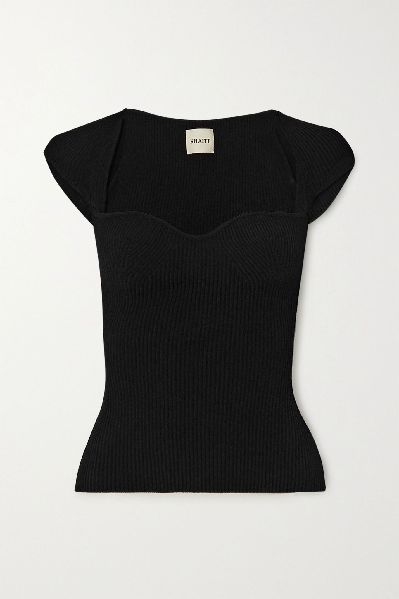 Ista ribbed-knit top - 1