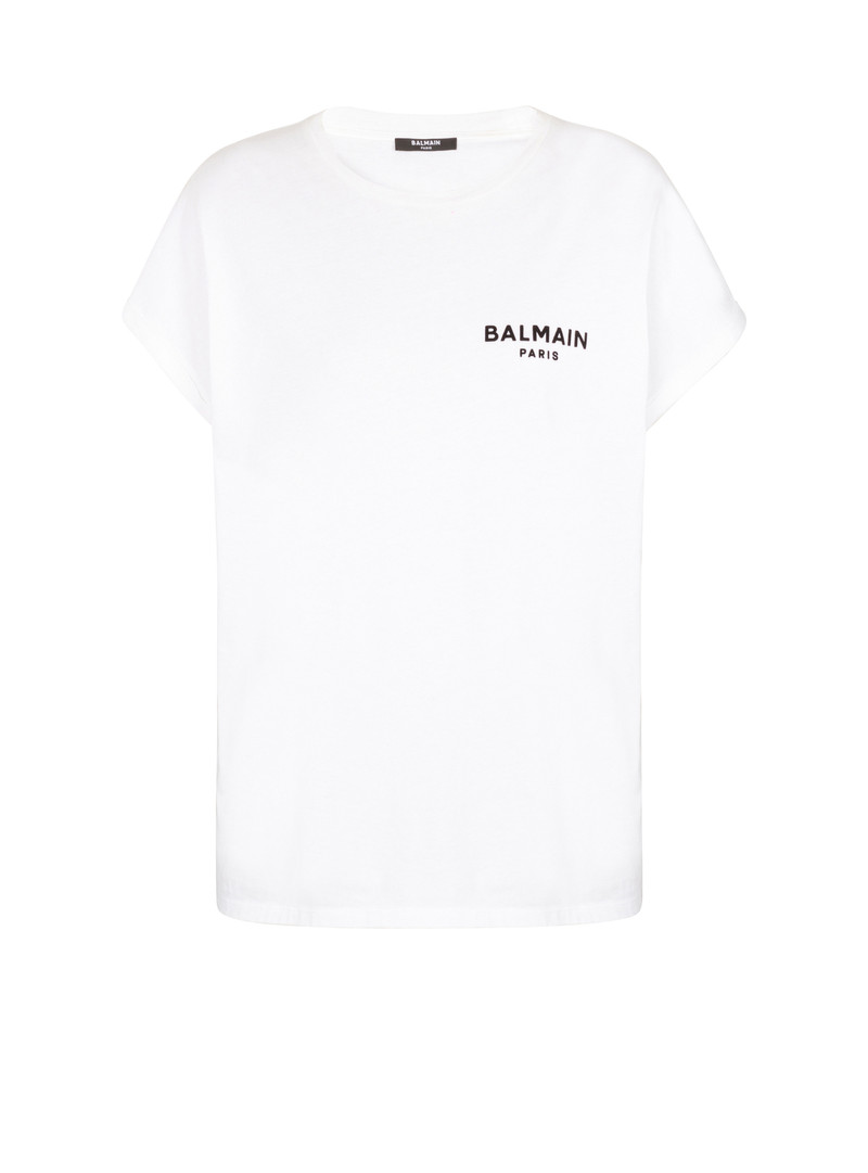 Flocked Balmain T-shirt 1