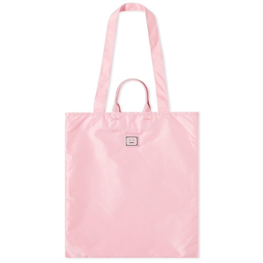 Acne Studios Awen Plaque Face Tote Bag - 1