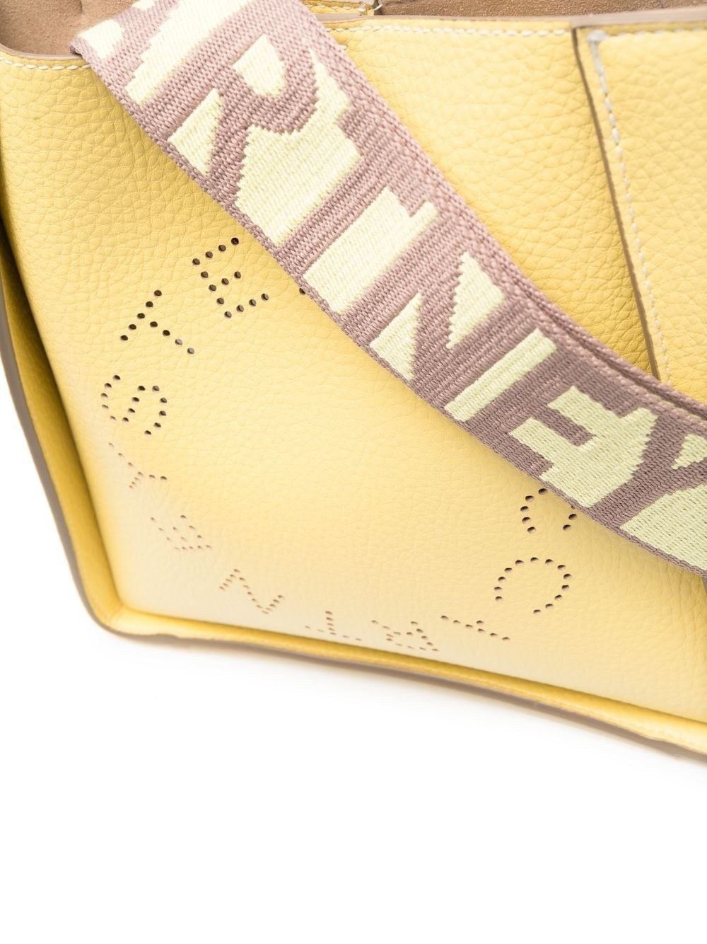 mini perforated-logo crossbody bag - 6