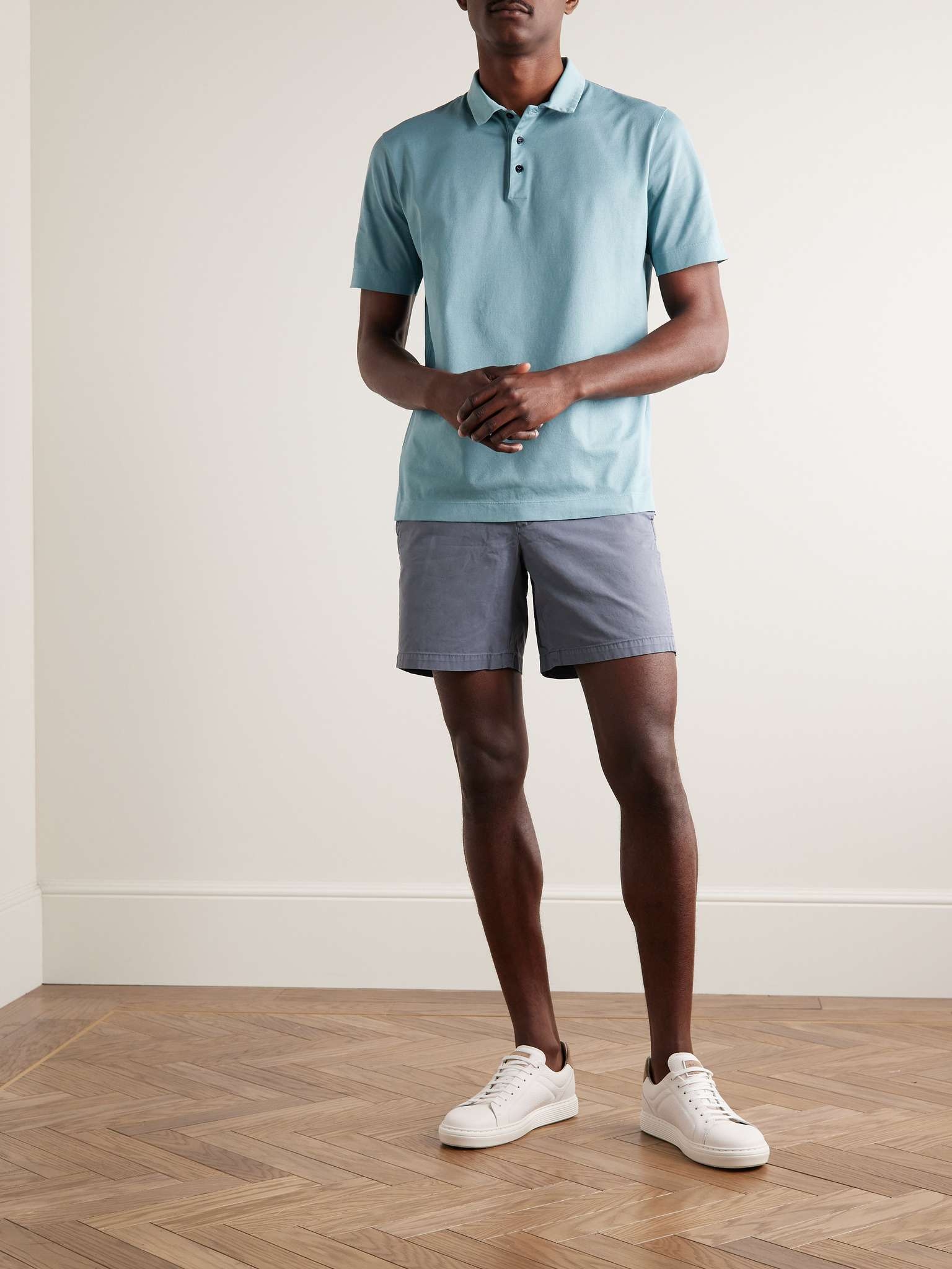 Slim-Fit Cotton-Piqué Polo Shirt - 2