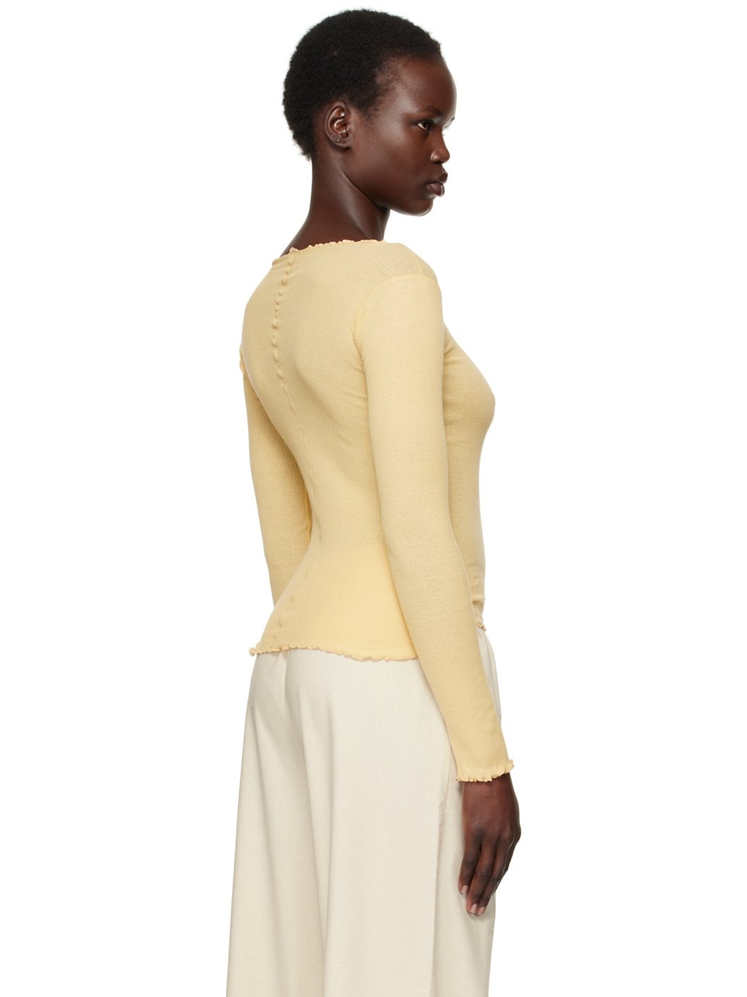Yellow Pama Long Sleeve T-shirt - 3