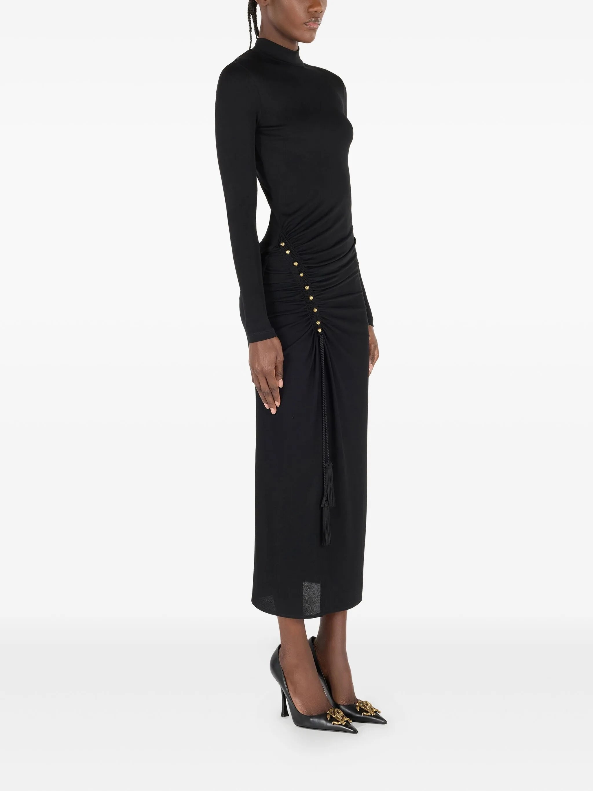 Roberto Cavalli Long Dress With Gathered Detail - 2