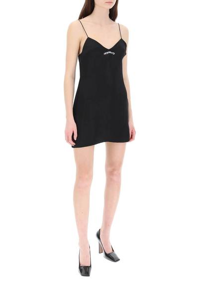 VETEMENTS SLIP DRESS WITH LOGO outlook