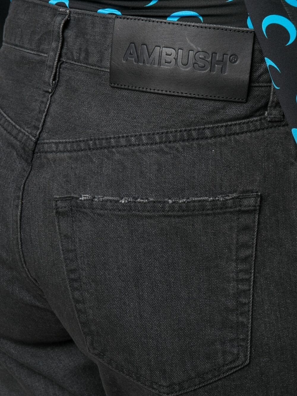 high-rise straight leg jeans - 5