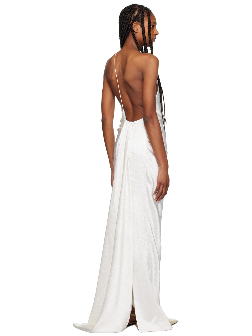 White Caroline Maxi Dress - 3