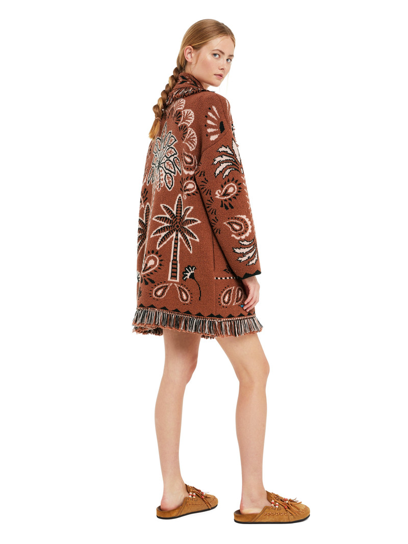 Alanui Wild Wonder Foulard Cardigan outlook