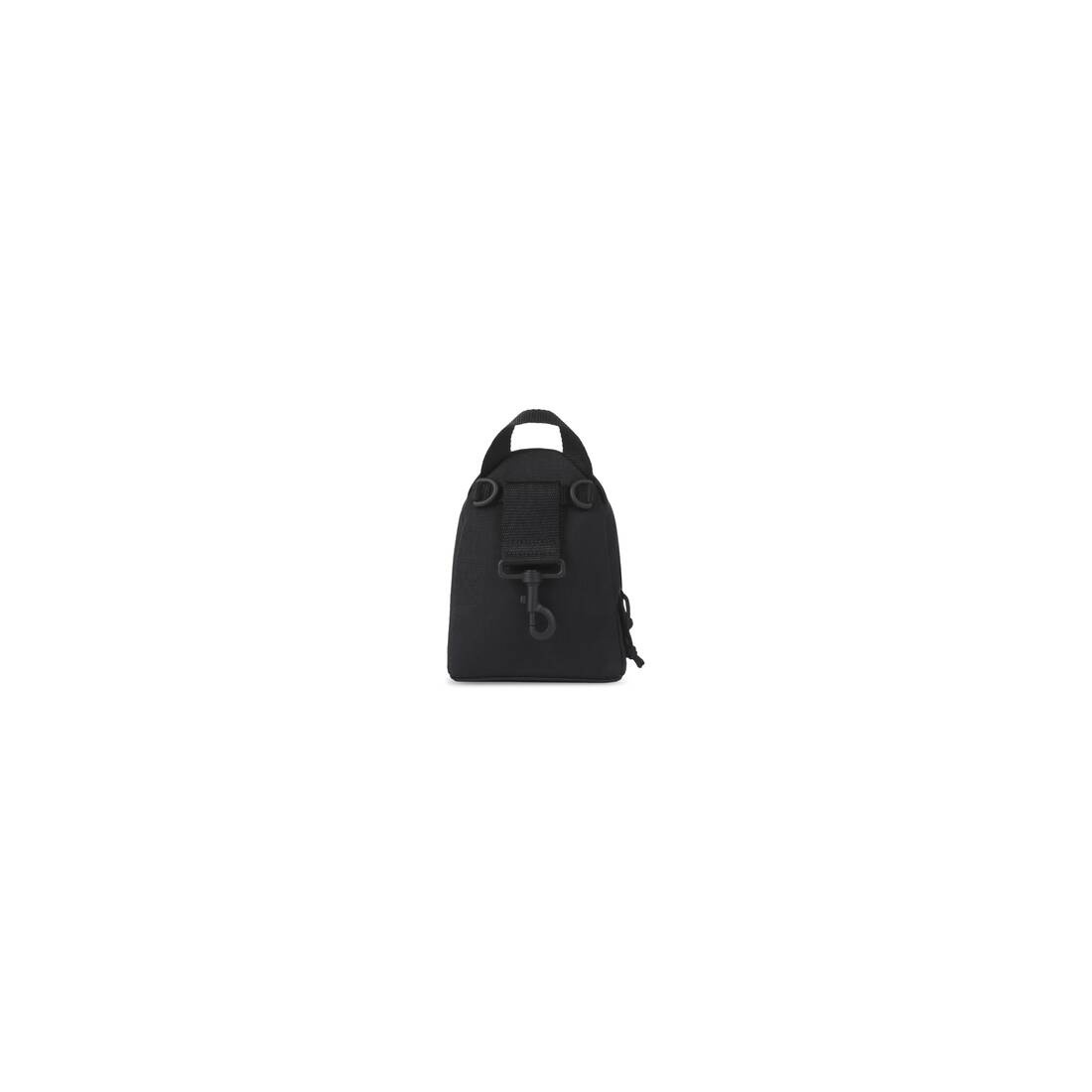 Men's Oversized Mini Backpack in Black - 4