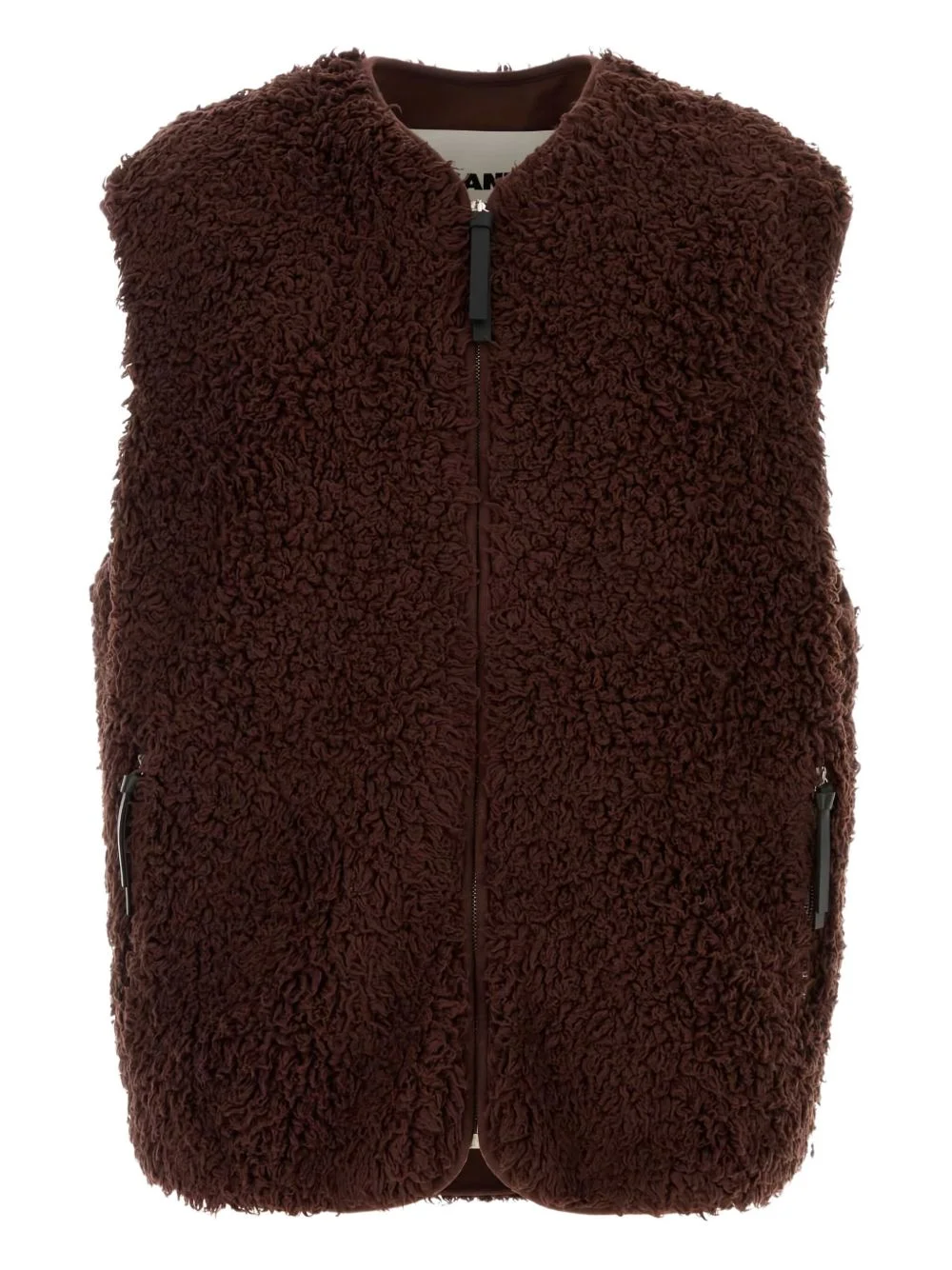 zip-fastening gilet - 1