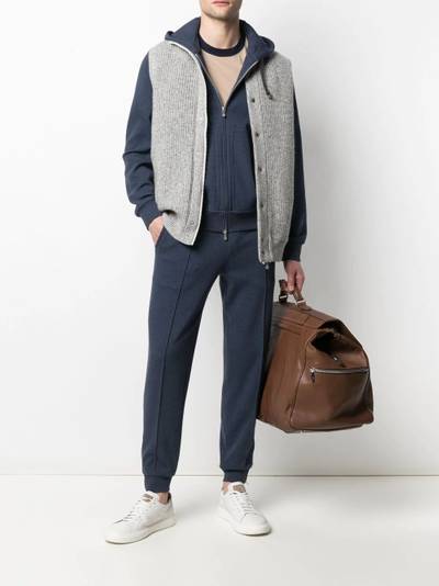 Brunello Cucinelli zip-up hooded sweatshirt outlook