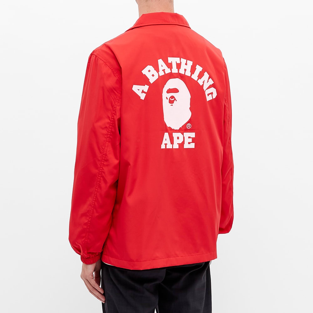 A Bathing Ape College Coach Jacket - 8