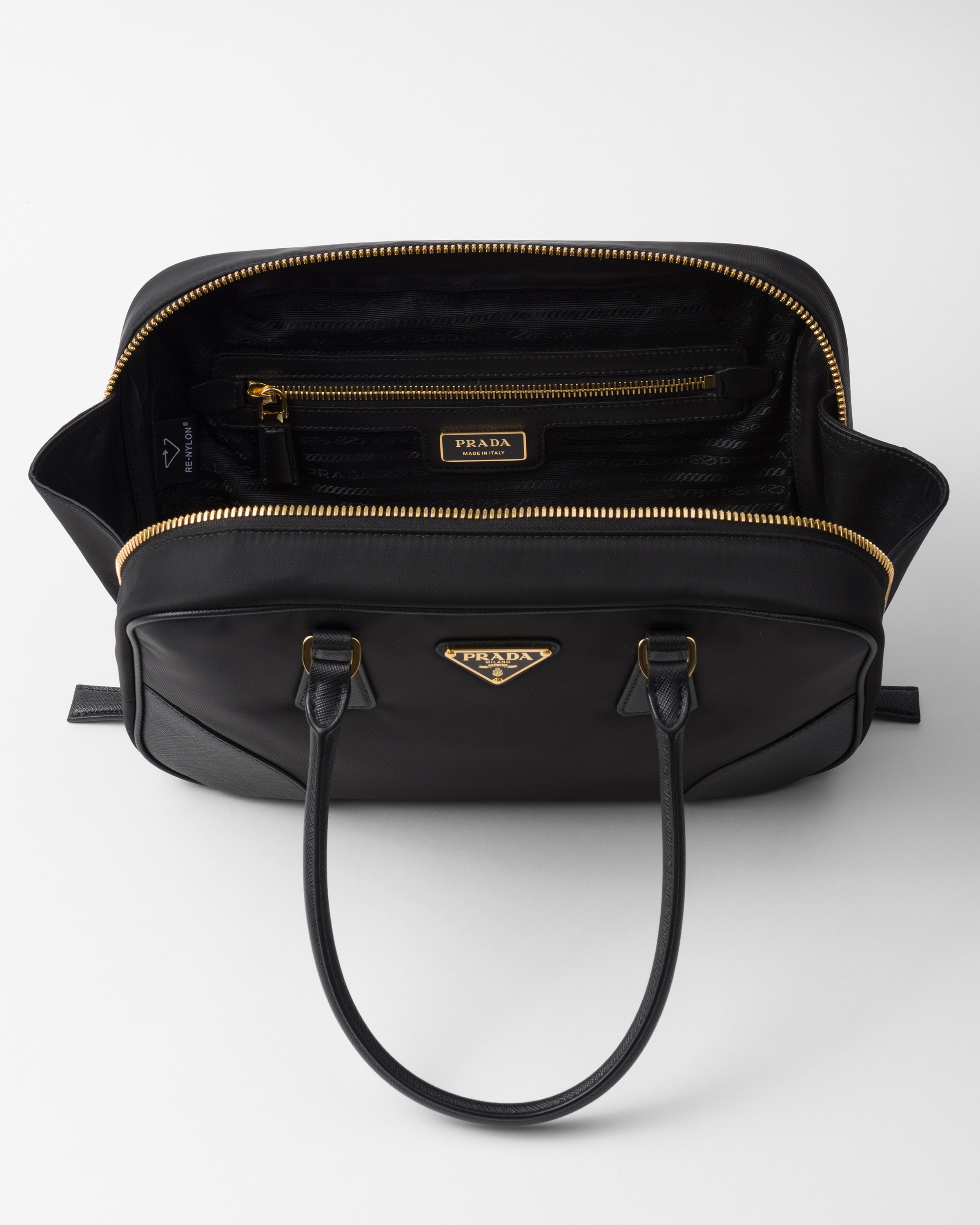 Prada Re-Edition 1978 medium Re-Nylon and Saffiano leather two-handle bag - 5