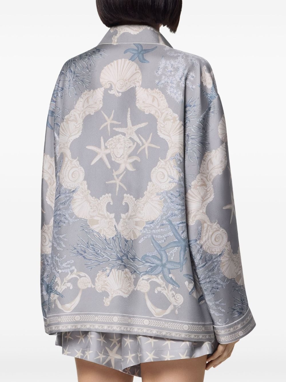 Barocco Sea silk shirt - 4